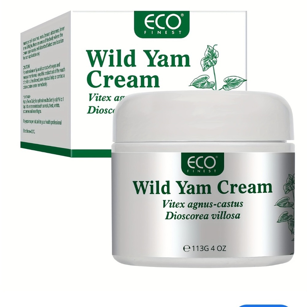 ECO Wild Yam Cream Hormone Balance,100% Natural Organic Wild Yam Root Cream